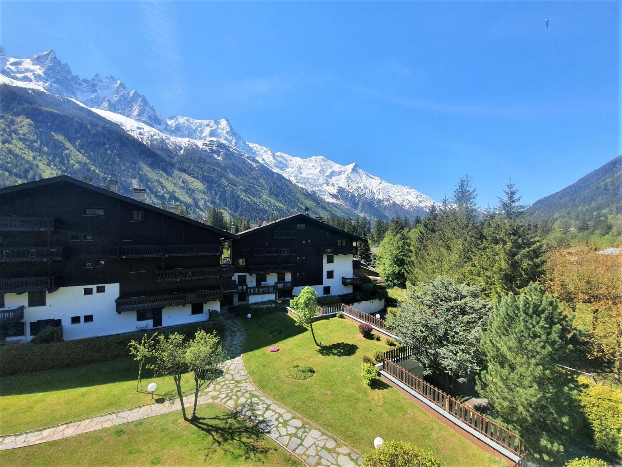 Chamonix Superbe Appartement Vue Mont Blanc Kültér fotó