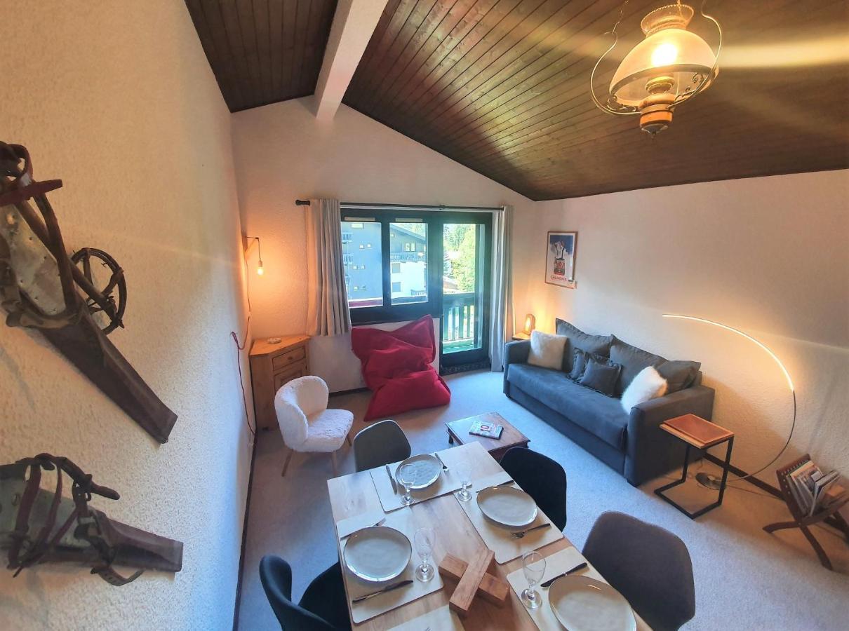 Chamonix Superbe Appartement Vue Mont Blanc Kültér fotó