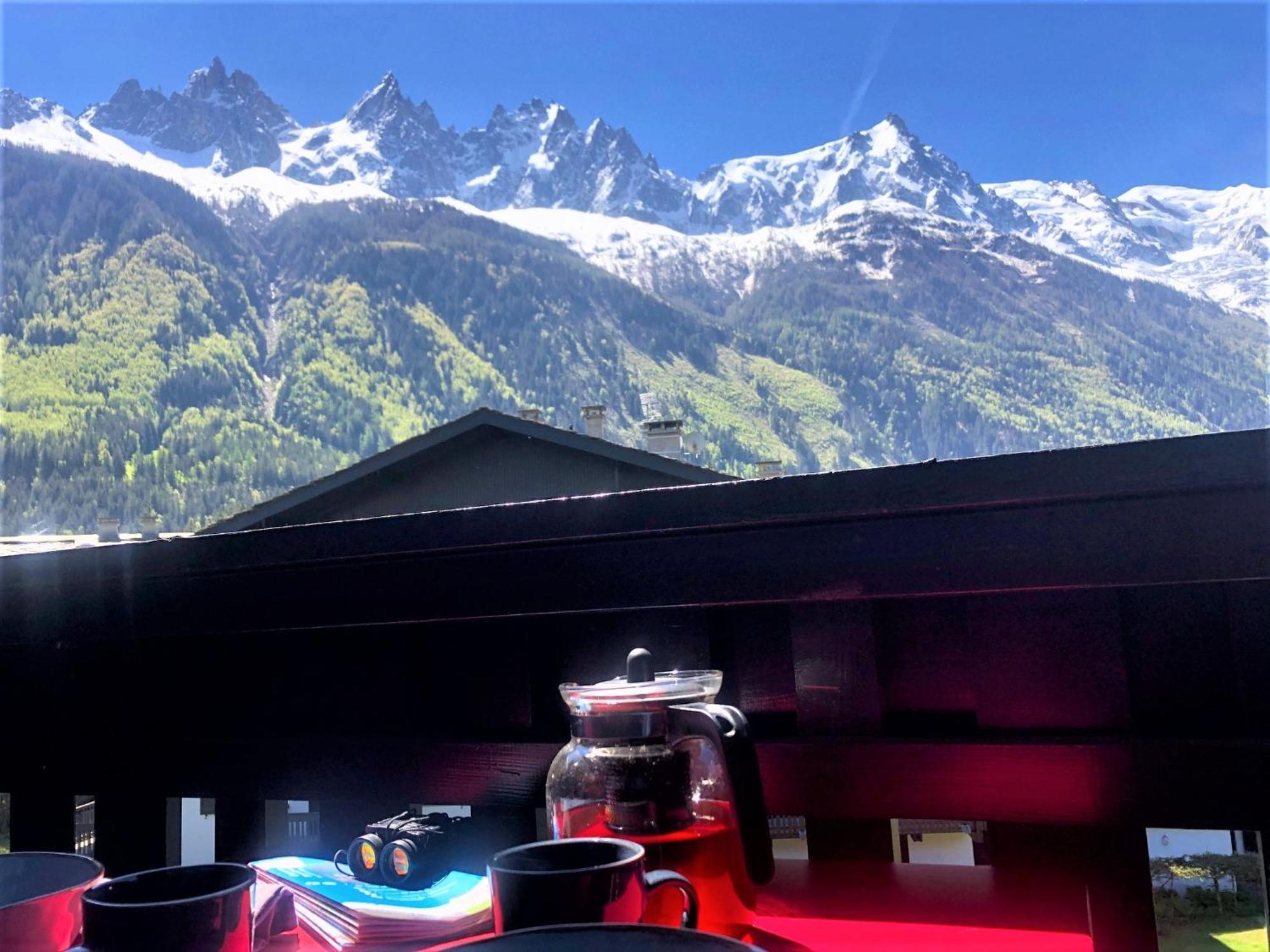 Chamonix Superbe Appartement Vue Mont Blanc Kültér fotó