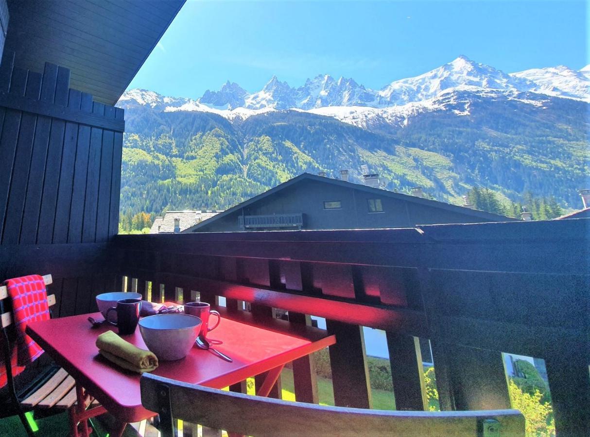 Chamonix Superbe Appartement Vue Mont Blanc Kültér fotó