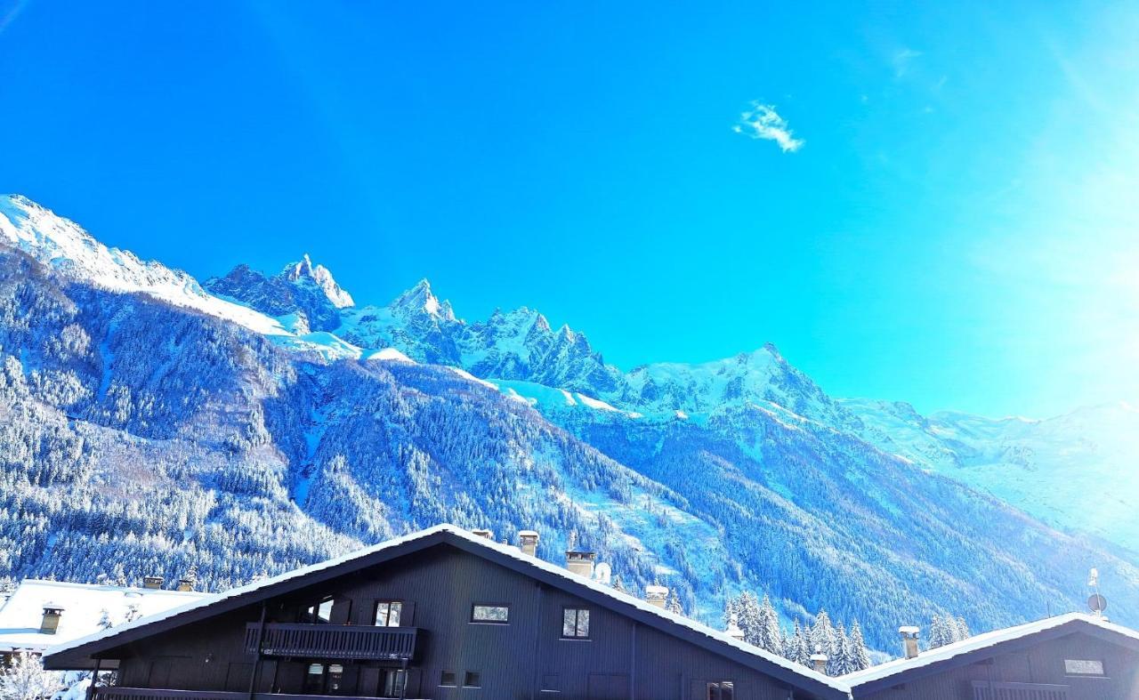 Chamonix Superbe Appartement Vue Mont Blanc Kültér fotó