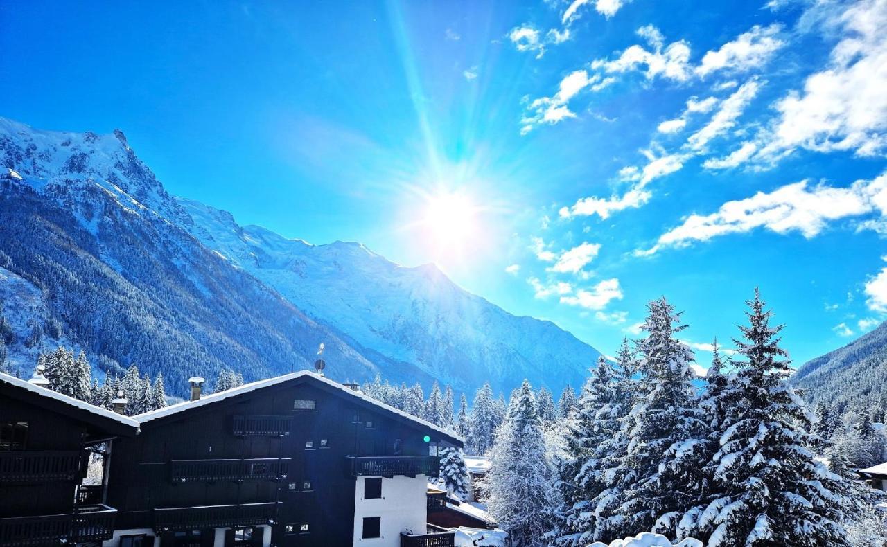 Chamonix Superbe Appartement Vue Mont Blanc Kültér fotó