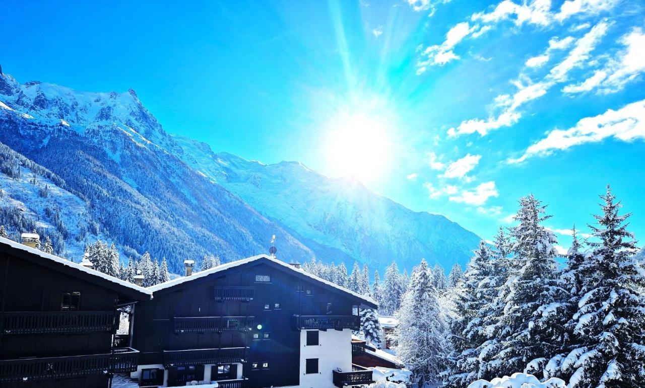 Chamonix Superbe Appartement Vue Mont Blanc Kültér fotó