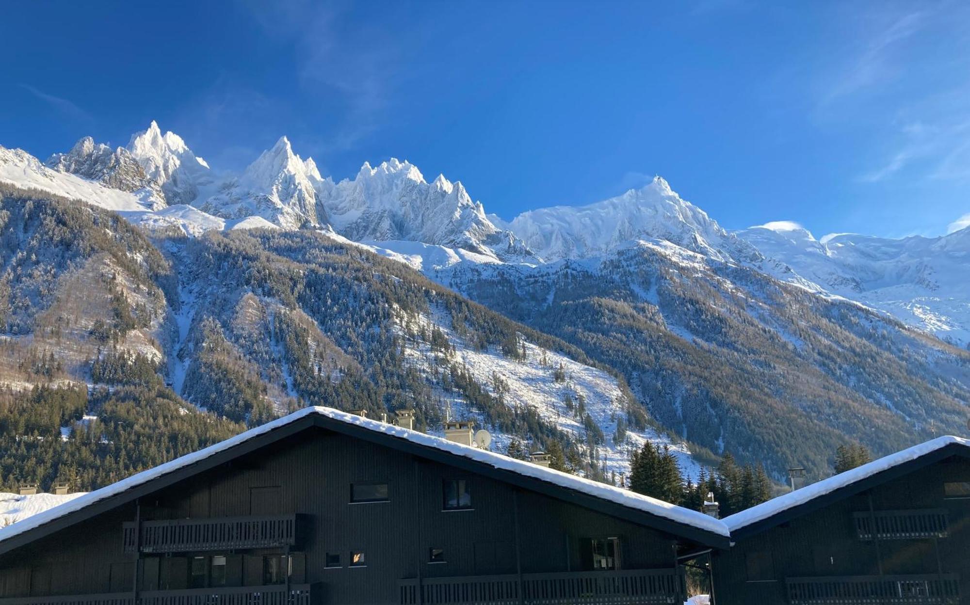 Chamonix Superbe Appartement Vue Mont Blanc Kültér fotó